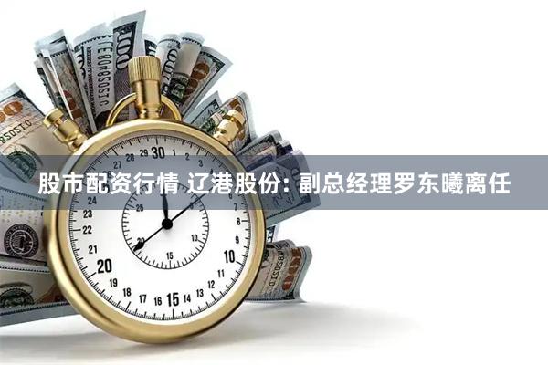 股市配资行情 辽港股份: 副总经理罗东曦离任